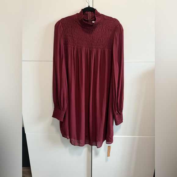Reformation Brandi Dress Es Plum - Size 2X - Picture 1 of 6